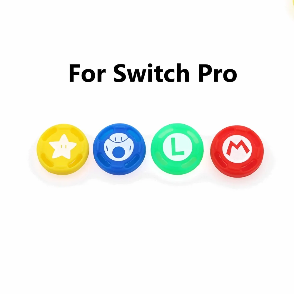 Многоцветные накладки на аналоговые стики для контроллеров Switch Pro PS4 XBOX360 |