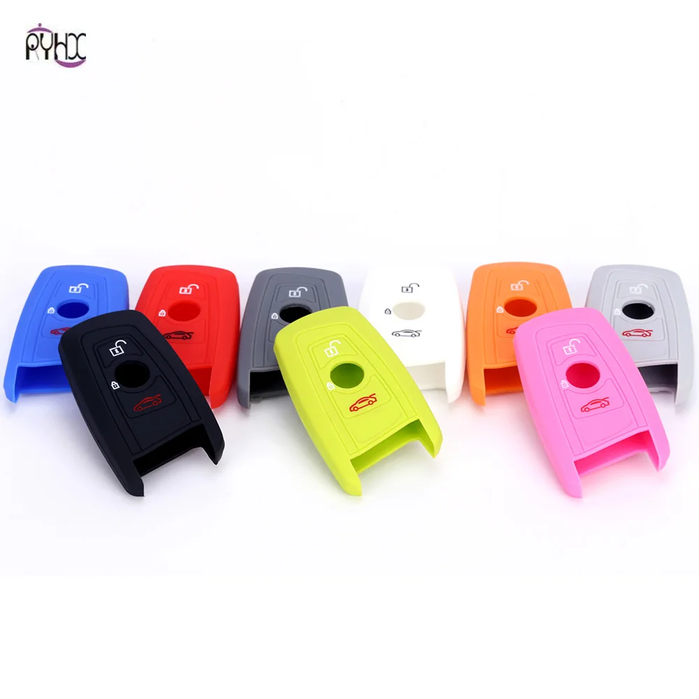 Fashionable Silicone car key cover holder case Car accessories For 1 3 5 7 Series F30 F31 F34 F10 F07 X1 X3 X4 X5 X6 | Автомобили и