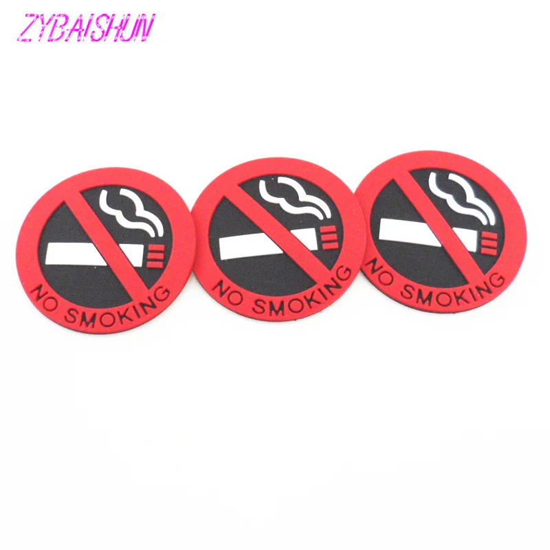 3 шт. Резиновый знак не предупреждение о закоете курения наклейка для Acura Honda Toyota