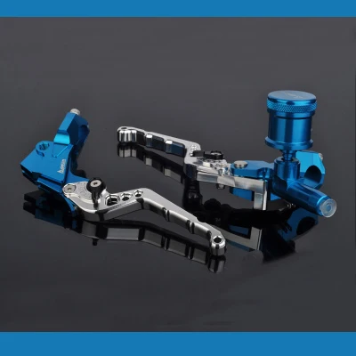 CNC алюминиевый руль мотоцикла рычаг кабельной линии сцепления цилиндр тормозной насос 7/" 22 мм для Yamaha Honda Forece BWS
