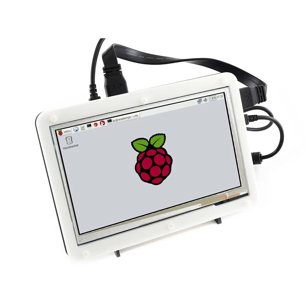 Waveshare 7 дюймов HDMI lcd(B)(с биколор чехол) 800*480 емкостный сенсорный экран для Raspberry Pi& Banana Pi, различные системы
