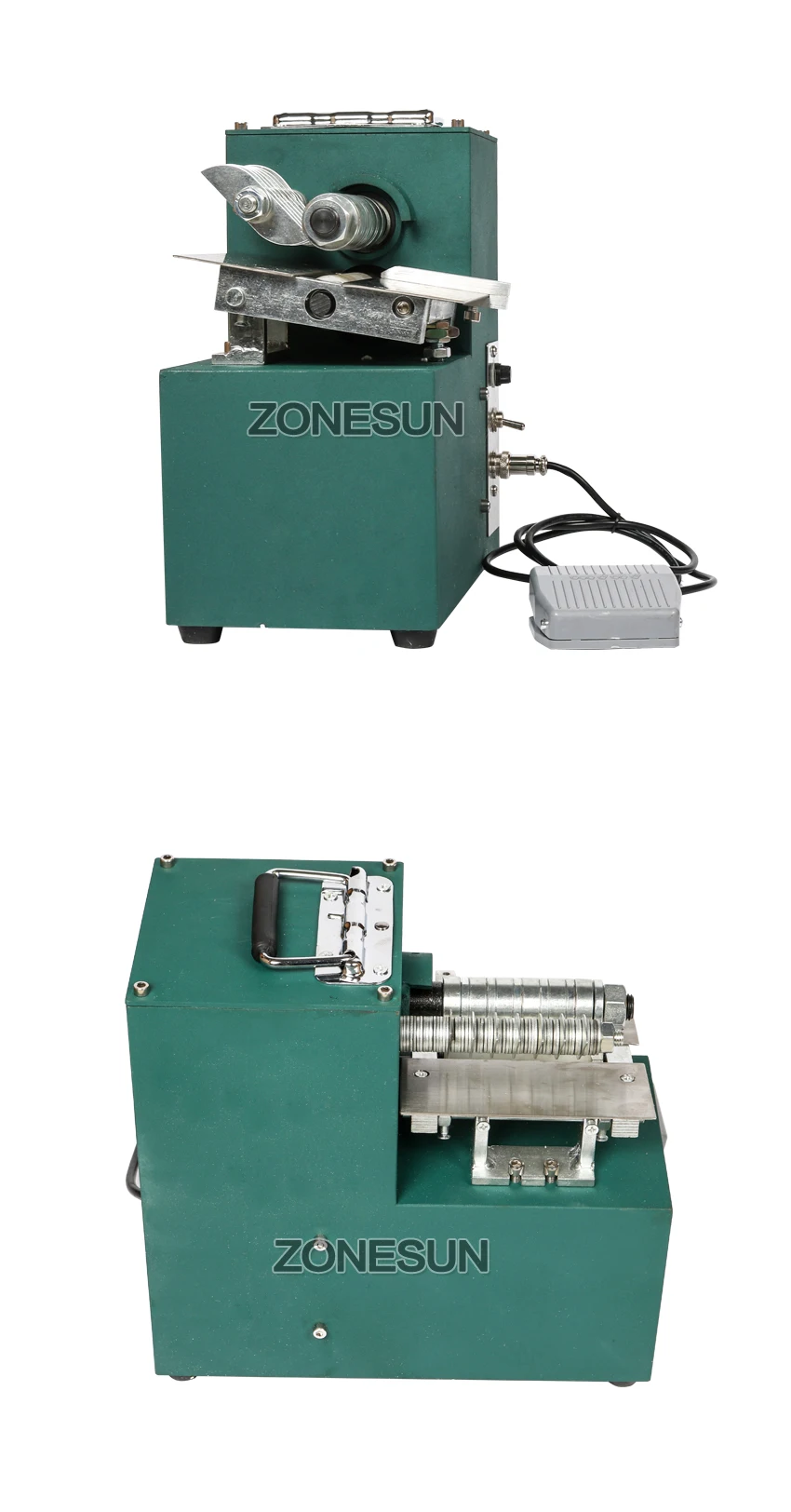 ZONESUN V01 одноголовый кожаный режущий Мешок для обуви, прямой лист резак для овощей, кожанный слайсер