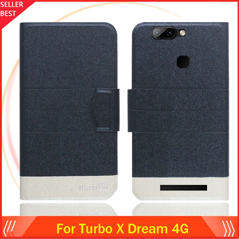 5 цветов Лидер продаж! Кожаный чехол для телефона Turbo X Dream 4G защитный с откидной