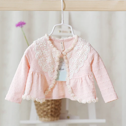 2017 summer new style lace coat girls baby kids cute fashion beautiful pearl coats |