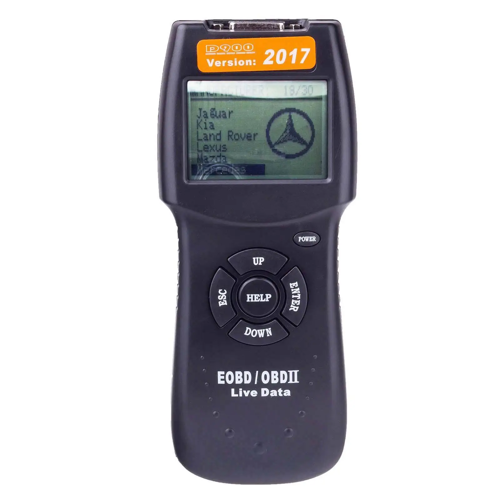 2018 версия Универсальный D900 OBD2 сканер двигателя автомобиля OBD II код считыватель