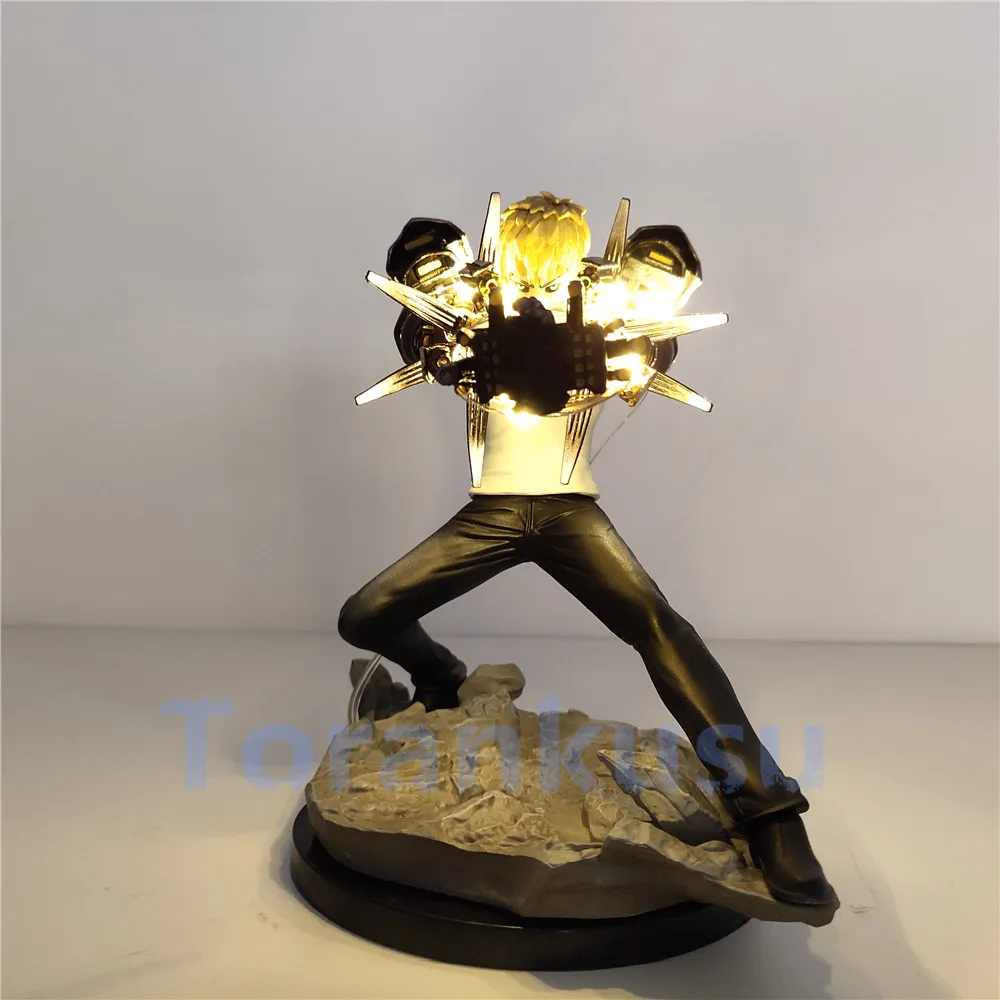 One Punch Man Figrue игрушки Genos пушки аниме фигурка ПВХ Figma кукла Genos DIY фигурка модель детский подарок Коллекционная фигурка