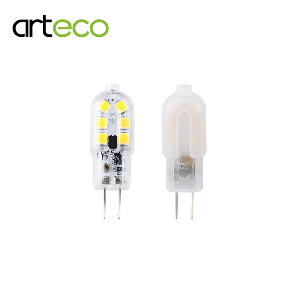 1 шт. G4 Светодиодная лампа 3 Вт 2835SMD теплая белая/Белая светодиодная DC 12 В/AC220V
