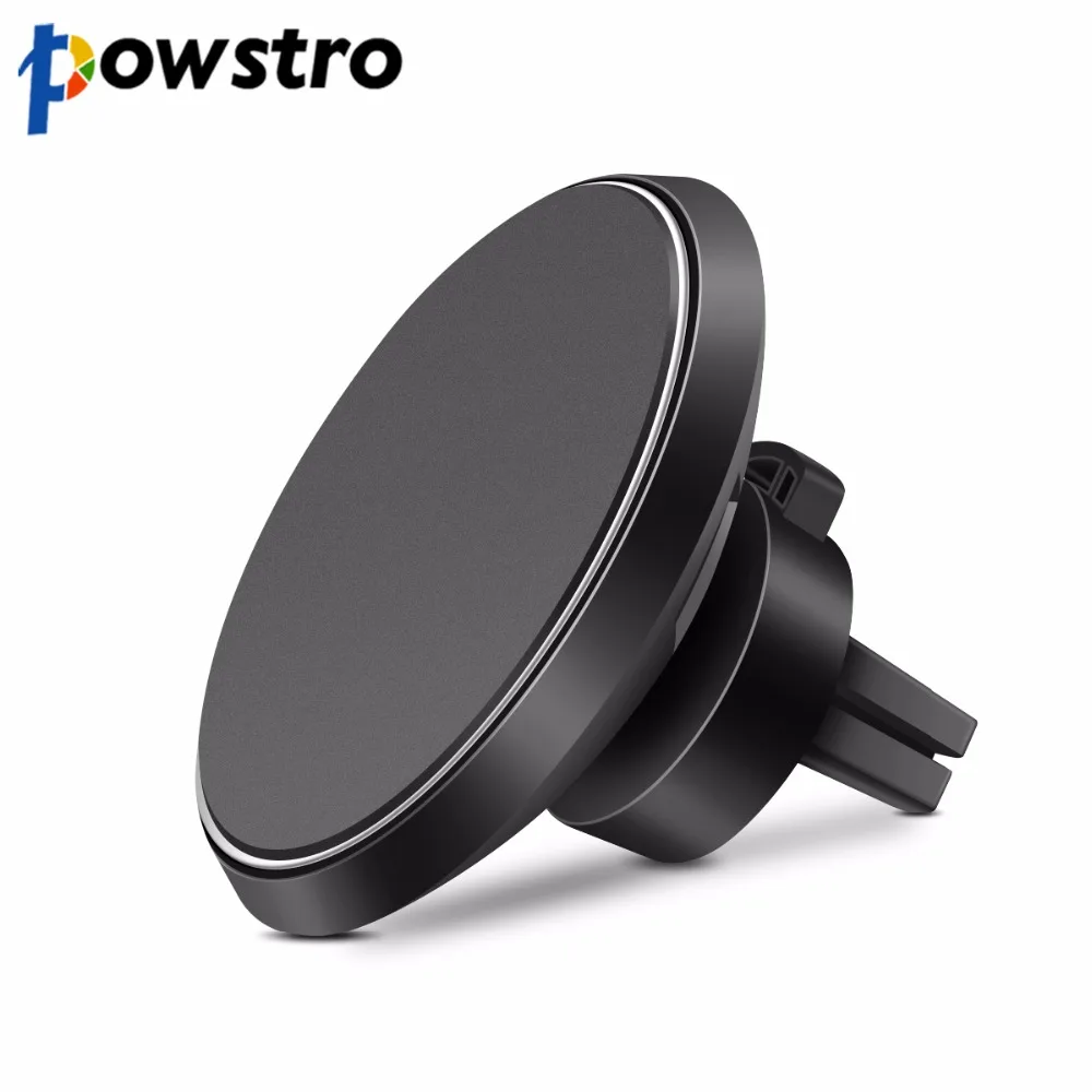 Автомобильный держатель для телефона Powstro Qi беспроводное магнитное зарядное