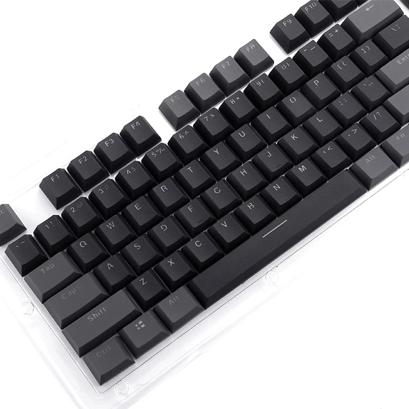 Полупрозрачный двойной выстрел PBT 104 KeyCaps с подсветкой для вишни клавиатура MX