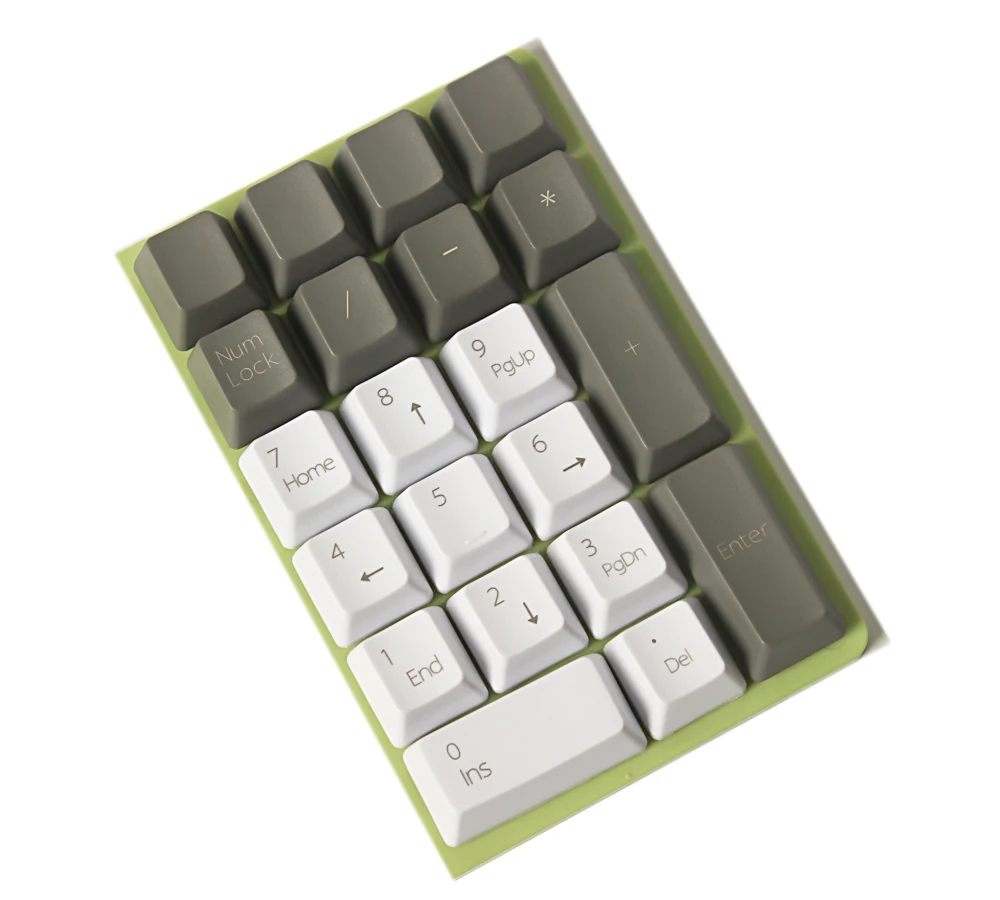 YMDK пустой боковой печатью топ-печатный 21 ключ Numpad толстый PBT OEM профиль Keycap для MX переключатели Numpad(только KEYCAP