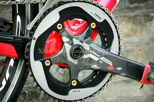 Титановые велосипедные болты и гайки TC4 светильник для велосипеда Sram красный/Force