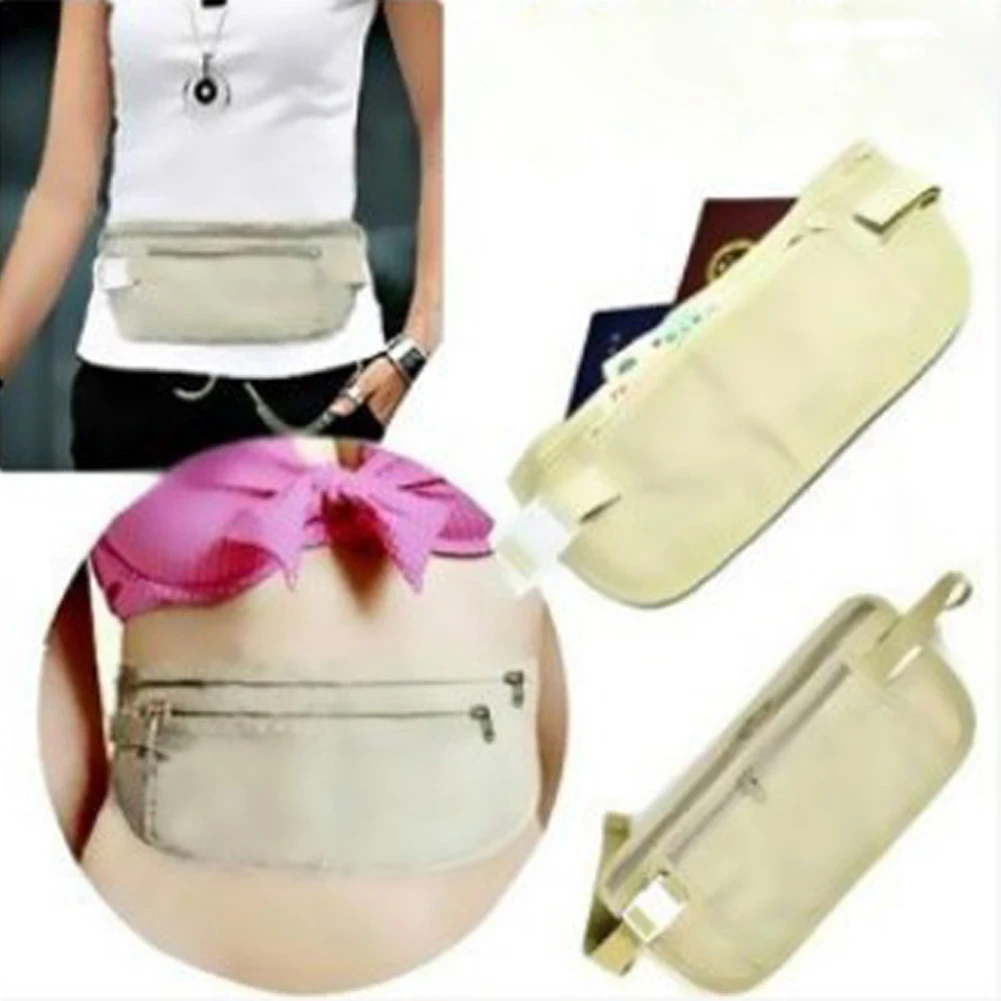 SFG домашний тканевый Дорожный Чехол скрытый кошелек паспорт деньги поясная сумка