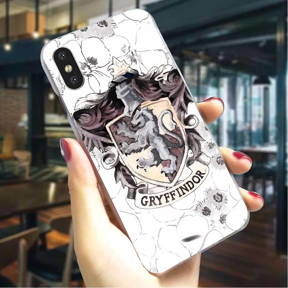 K0569908 Пластиковый чехол для телефона для iPhone 6S школа Слизерин чехол для iPhone XR чехол s 8 7 Plus 6 X 5S SE Xs Max - Цвет: K0569908