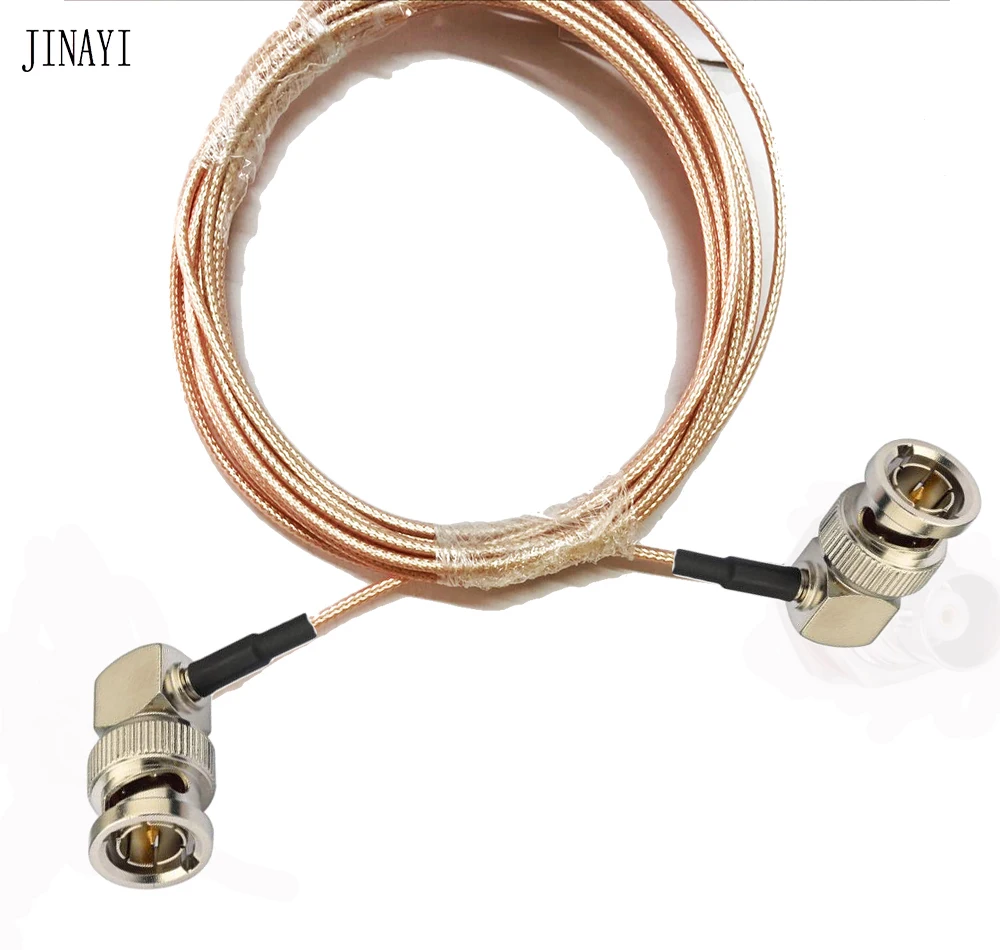 BNC штекер правый угол Разъем RF коаксиальный кабель RG316 50ohm 1 м 3 5 м|cable 5m|male connectormale plug