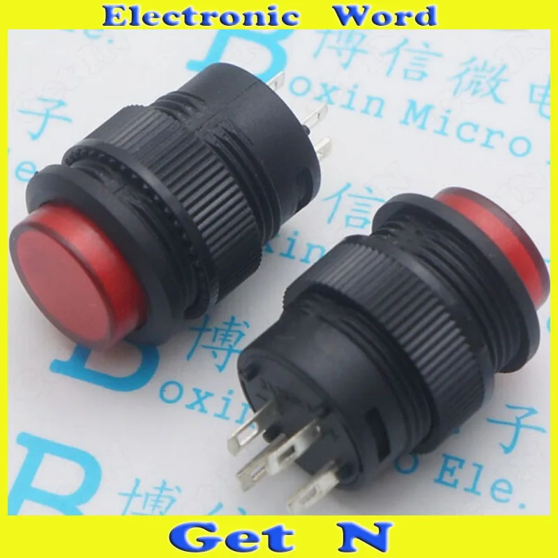 10 шт. переключатель с подсветкой 3 а/250 В 16 мм|switch with light|switch switchswitch 16mm |