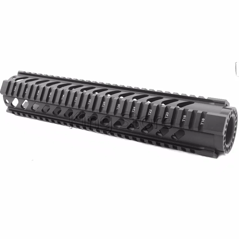 AR-15 M4 Тактический средней длины 12 дюймов поплавок Handguard Пикатинни трубка с торцевой крышкой