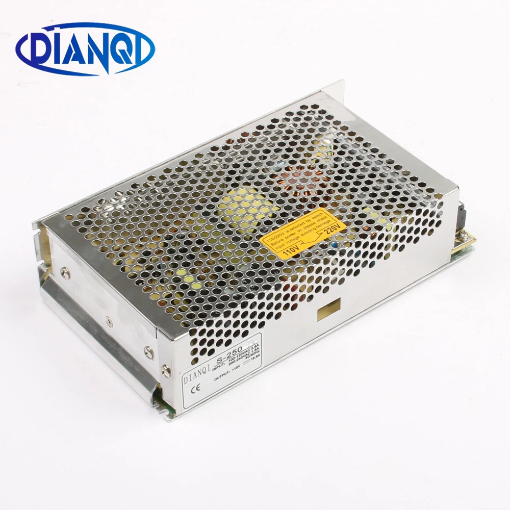 S 250 48 светодиодный выключатель питания Вт В 5A ac dc преобразователь 250w в переменный