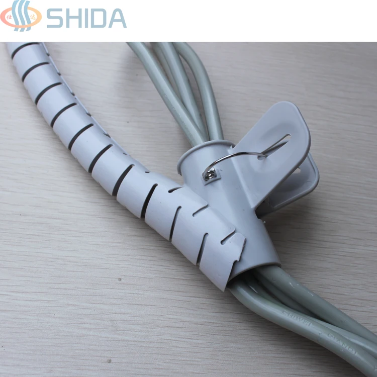 22 мм диаметр 5 м 3 цвета кабельная втулка спиральная обмотка Полиэтиленовая линия