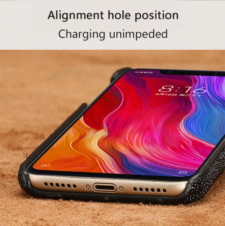Кожаный чехол для Xiaomi mi 9lite CC9 F1 mi 8 A3 A2 LIte mi x 2s настоящая кожа ската чехол для Red mi Note 8 pro 4X k20
