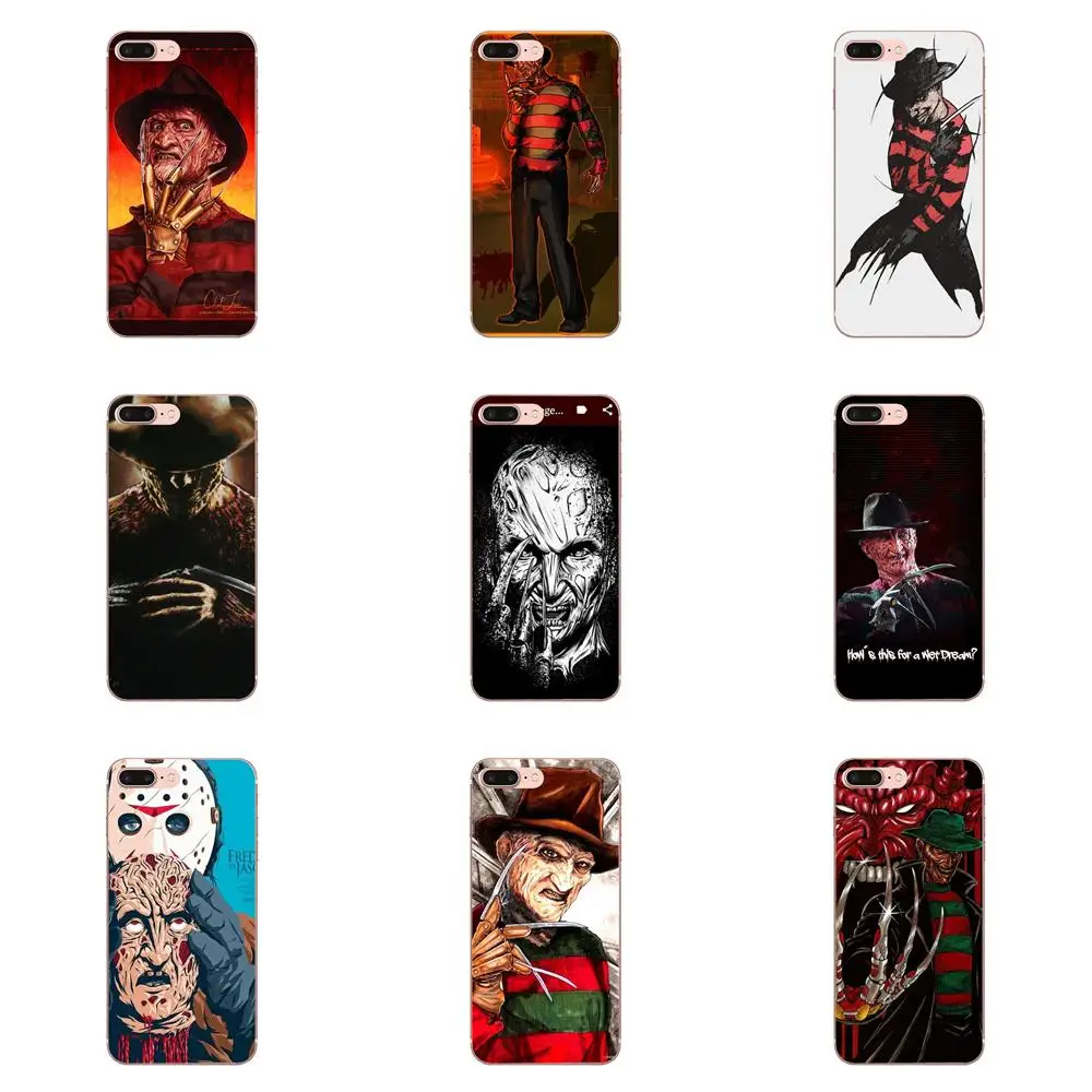 Horor Фильм Фредди Крюгер для Xiaomi Mi3 Mi4 Mi4C Mi4i Mi5 Mi 5S 5X 6 6X 8 SE A1 Max Mix 2 Note 3 4 Мягкий сотовый