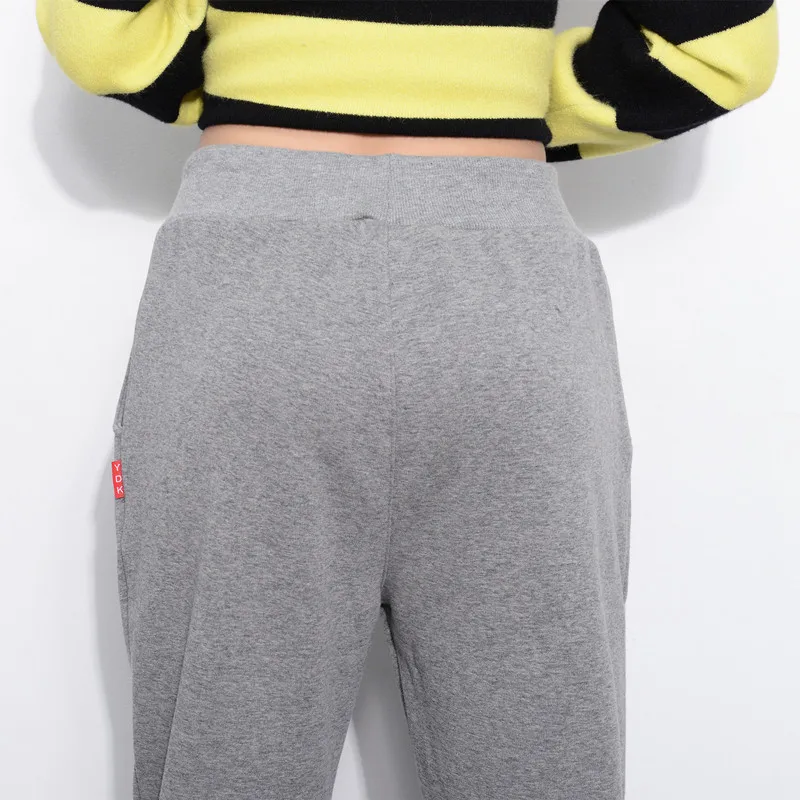 2018 осенние и зимние женские толстые кашемировые брюки теплые повседневные