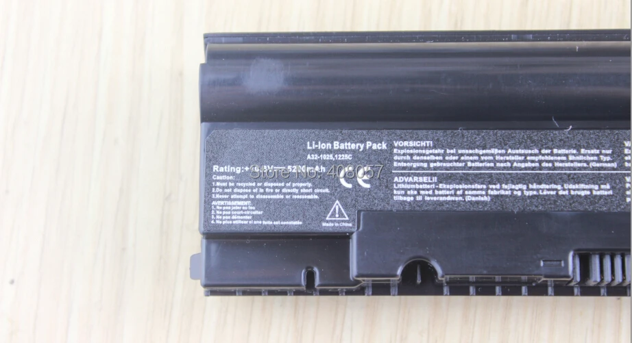 5200mah 10 8 v Аккумулятор для ноутбука asus A31 1025 Eee PC 1025C 1025CE 1225 1225B 1225C R052 R052C R052CE Series