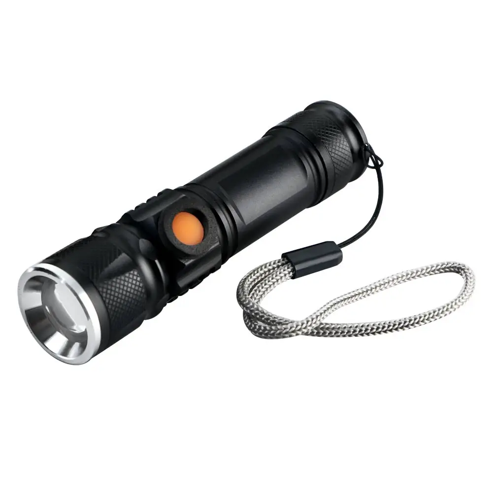 

Portable Ultra Bright Q5 USB Rechargeable Flashlight 2000 Lumens LED Flashlight Torch For Hunting outdoor night activity