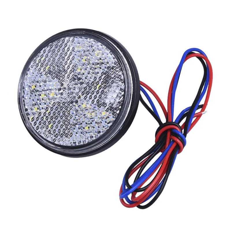 3 вида цветов круговой 24 SMD автомобиля круглые задние светильник s Включите Singal ATV