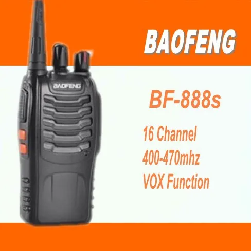 Бесплатная доставка 2 комплекта портативная рация baofeng 666s ручной двухсторонний