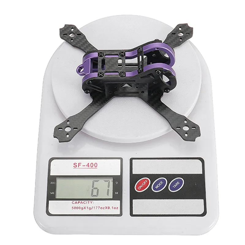 Realacc Purple150 150mm Wheelbase 2.5mm Arm FPV Racing Frame Kit 67g for RC Racer Drone Quadcopter Helicopter Toy Spare Part | Игрушки и