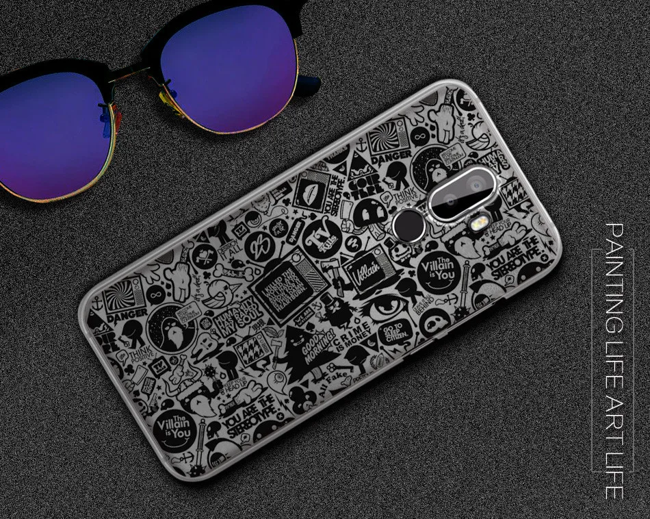 Модные узорчатые телефонные чехлы с мультяшными рисунками для Oukitel K5, жесткий пластиковый чехол для ПК, чехлы для телефонов Oukitel K5, чехол Coque Funda