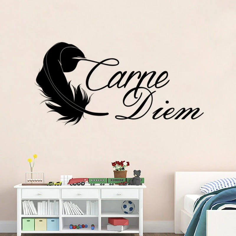 Life Proverb Carpe Diem виниловые наклейки на стену украшение для дома гостиная спальня