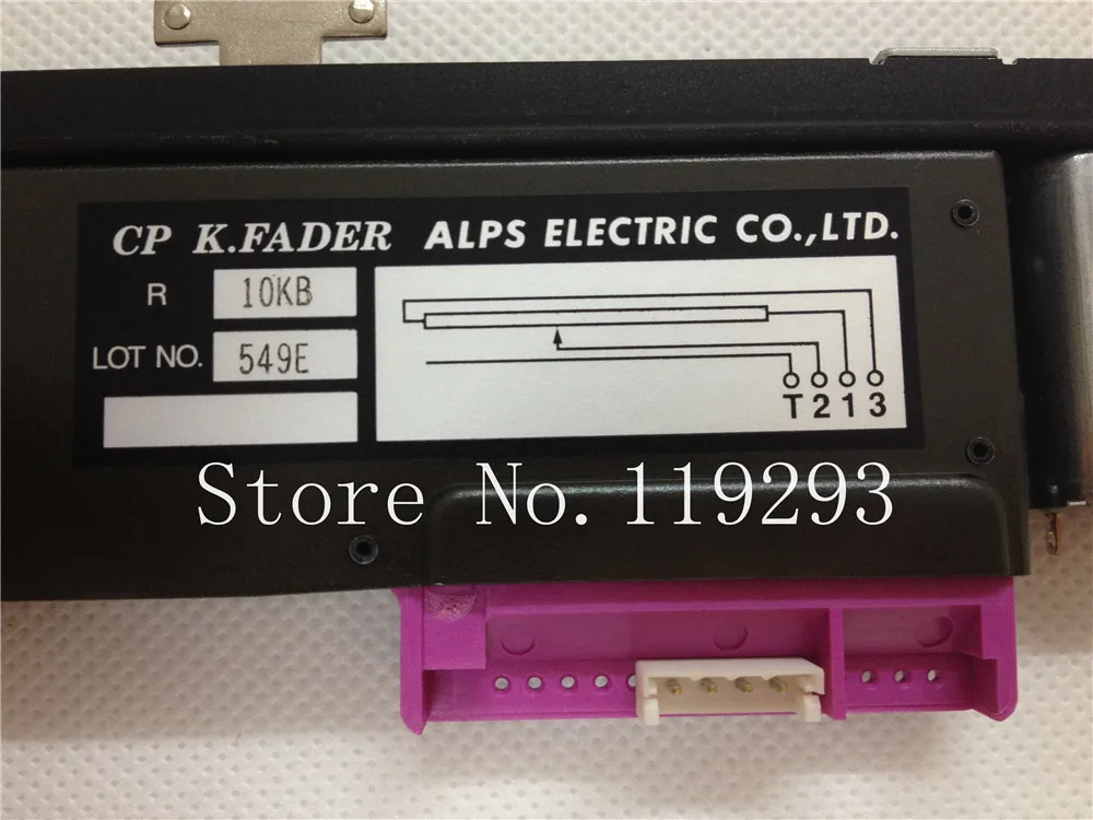 Новинка оригинальный CP K.FADER ALPS ELECTRIC CO LTD 10KB B10K 13 мм Т образная рукоятка с рельсовым