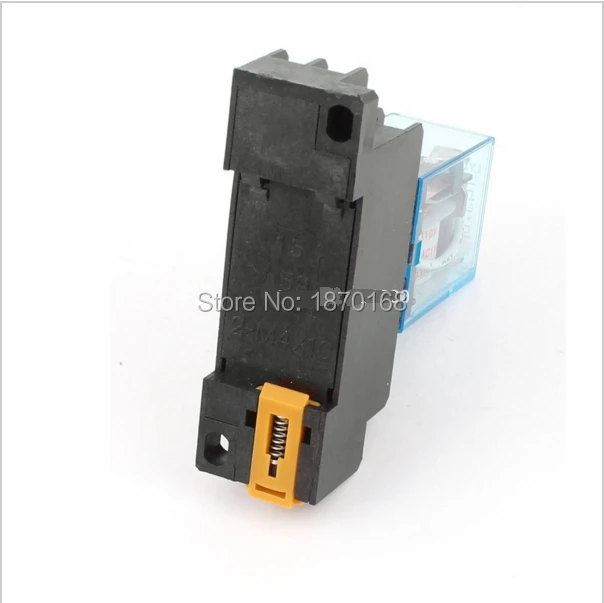 Стандартное реле спирали переменного тока 12 В DPDT 8 Pin 5A 240VAC/28VDC w Socket Base by friend |
