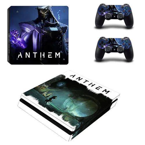 YSP4S-3268 Игра Anthem PS4 тонкая кожа Виниловая наклейка, стикер для Playstation 4 консоли и 2 контроллеры PS4 тонкая кожа Стикеры - Цвет: YSP4S-3268