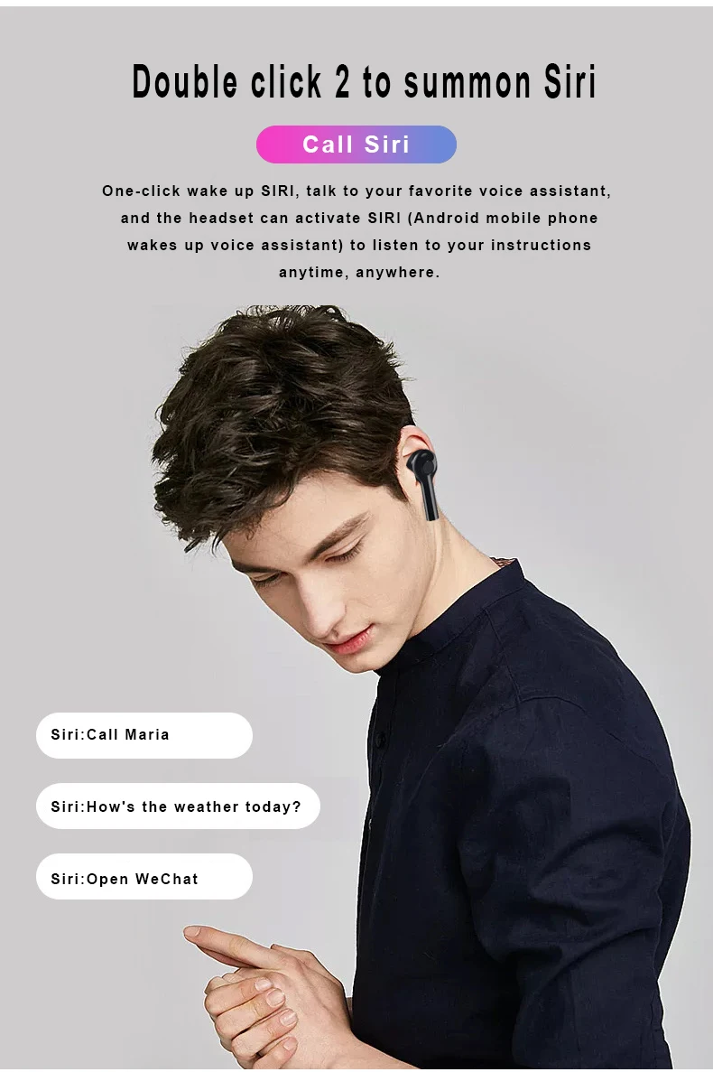 TW08 TWS беспроводной bluetooth 5,0 наушники умный голос 33 языков переводчик в ухо наушники с микрофоном для iPhone 8 6 Xiao