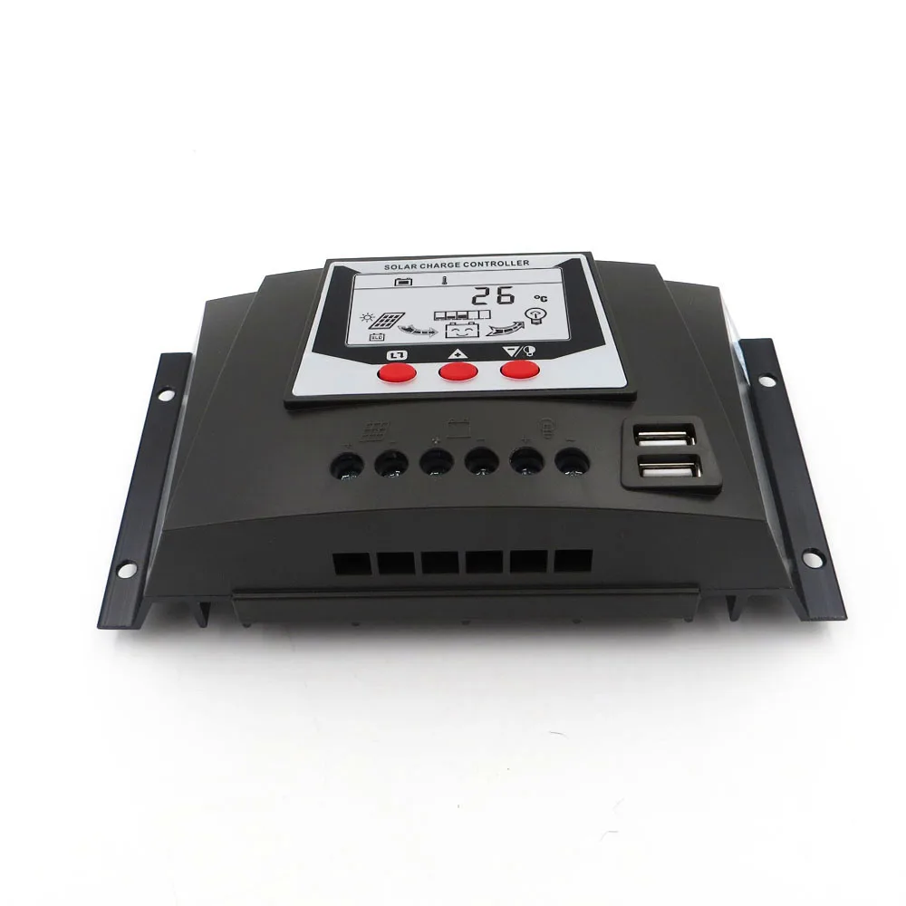 40А авто подсветка ШИМ солнечное зарядное устройство контроллер регуляторы