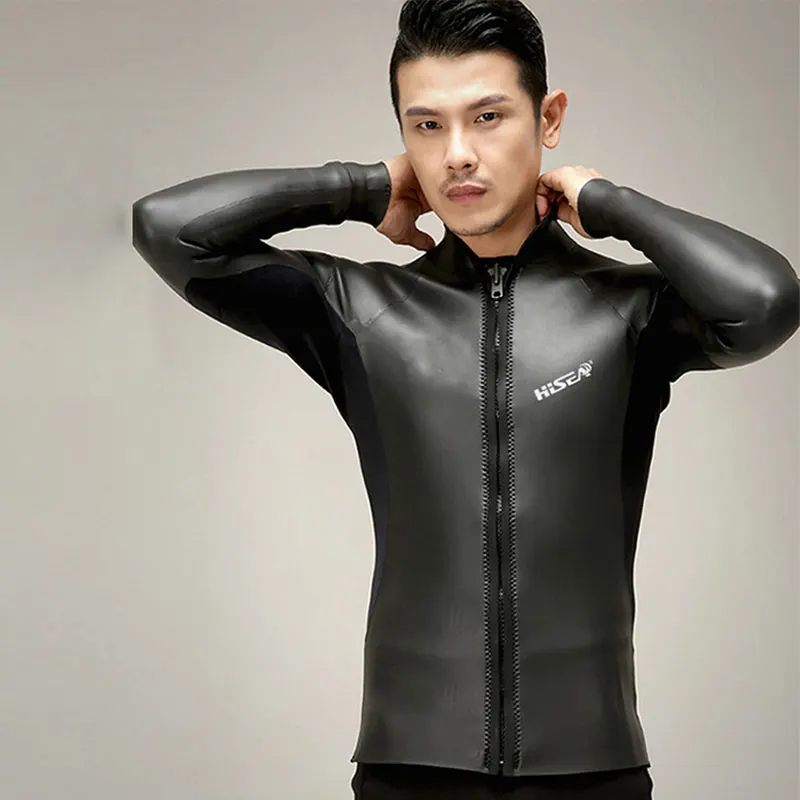 Hisea мужской и женский костюм для дайвинга 3 5 мм куртка с длинным рукавом