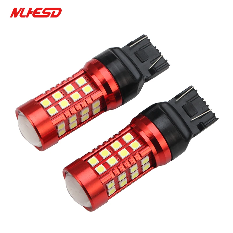10 шт. T20 7440 7443 W21/50 Вт 36SMD 3030 светодиодный автомобиль сигнала поворота Стоп-сигнал