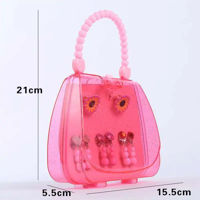 Игрушки для детей прозрачная пластиковая коробка мультяшная Милая хранения