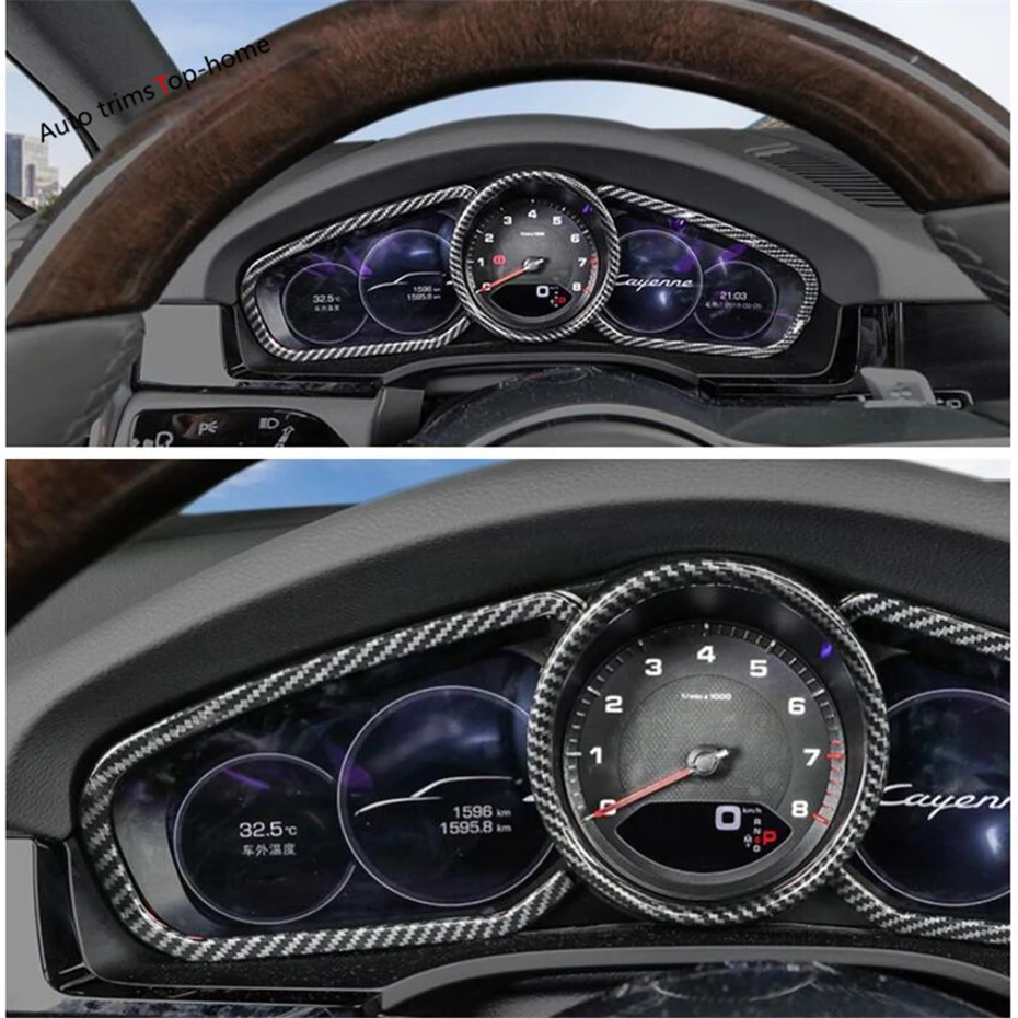 Yimaautotrims матовая/красная/углеволоконная внутренняя отделка для Porsche Cayenne 2018 2019 2020