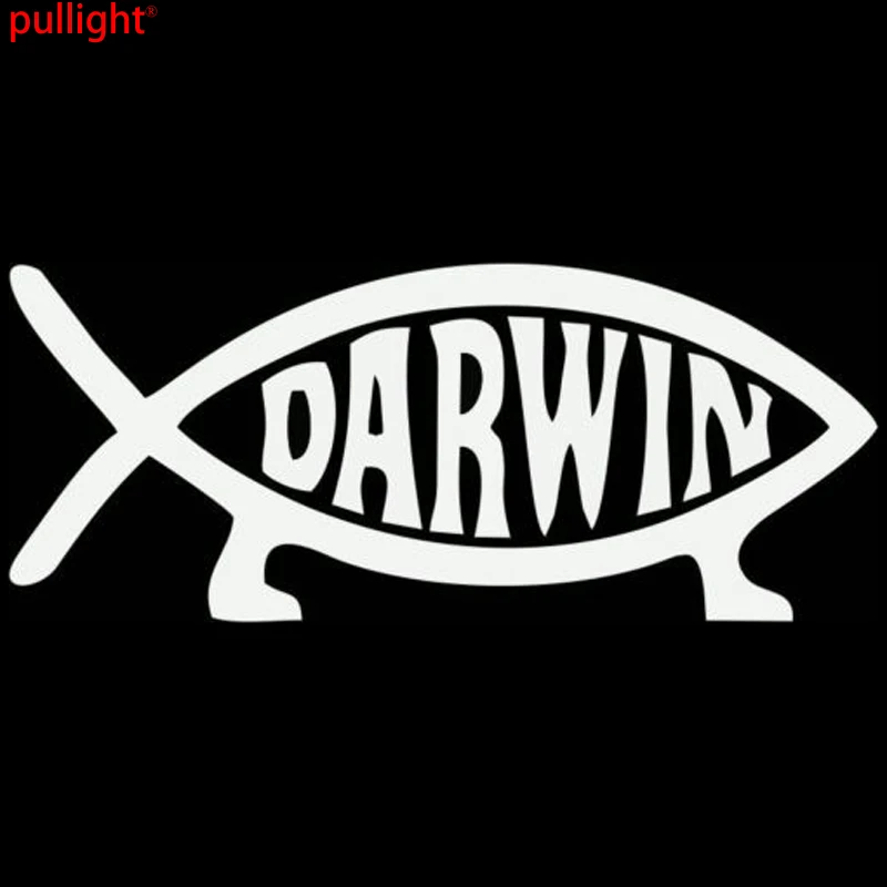 Наклейки для стайлинга автомобилей Darwin Fish виниловые Стикеры мотоциклов и