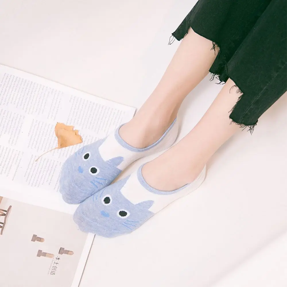 Женская милая уличная одежда Kawaii сезон лето весна принт с животными Sox мультяшный