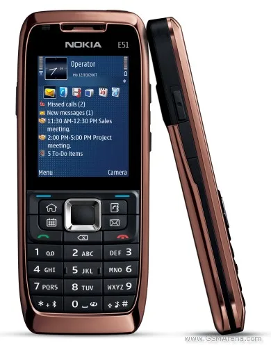 Оригинальный разблокированный мобильный телефон Nokia E51 Symbian OS 2 0 дюйма камера Мп 3G