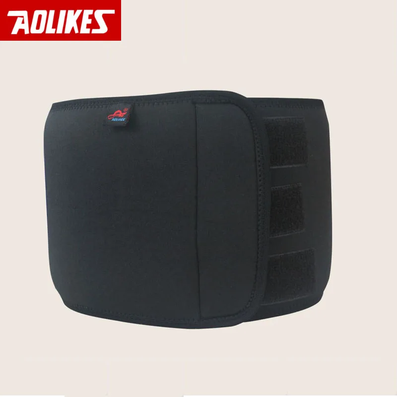Мужской Поясничный ремень AOLIKES дышащий спортивный защитный для поддержки талии