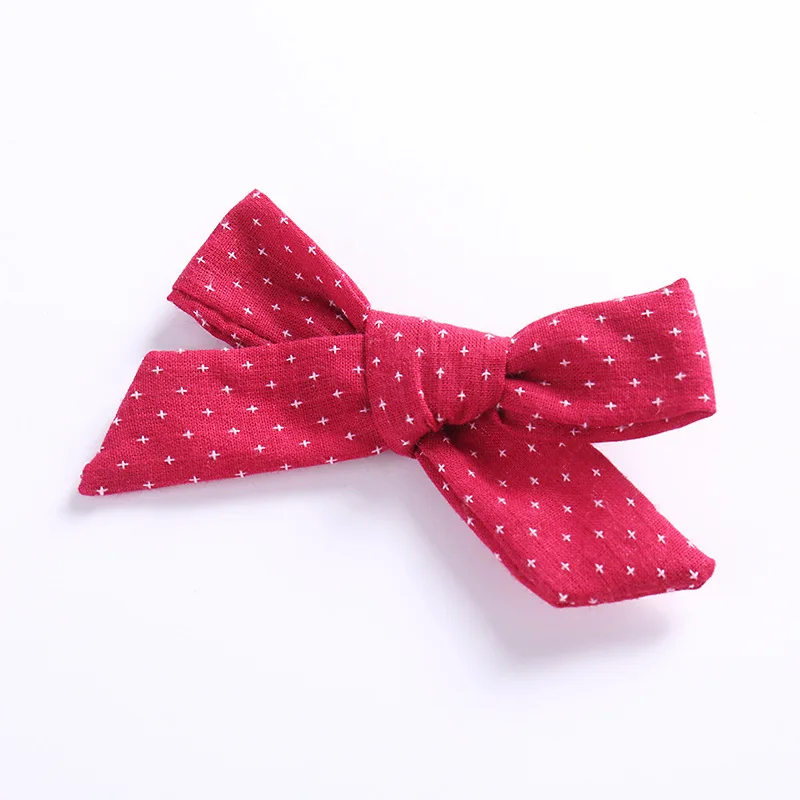 Style C with Clip 11 Тканевые повязки на голову с бантом или заколки для волос, Весенняя Цветочная повязка на голову с бантом, Школьные Аксессуары для волос для девочек - Цвет: Style C with Clip 11