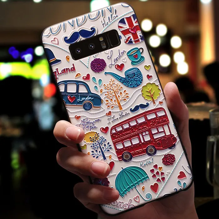 8 Чехол с 3D цветком для samsung A10 A20 A30 A40 A50 A70 A20e чехол из мягкого силикона TPU чехол для телефона s для samsung A40 A 40 - Цвет: 8