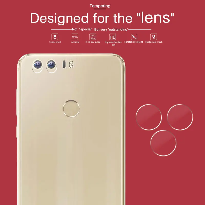 Задняя камера Объектив Закаленное стекло для Huawei Honor 8 5 2 В FRD AL00 AL10 DL00 L04 L09 Защитная