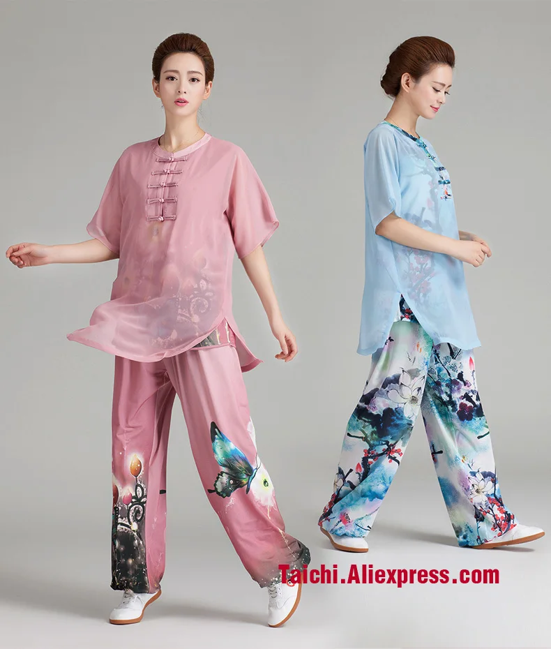 Летняя тренировочная форма тай-чи с коротким рукавом костюм Тай-Чи Одежда Кунг-фу