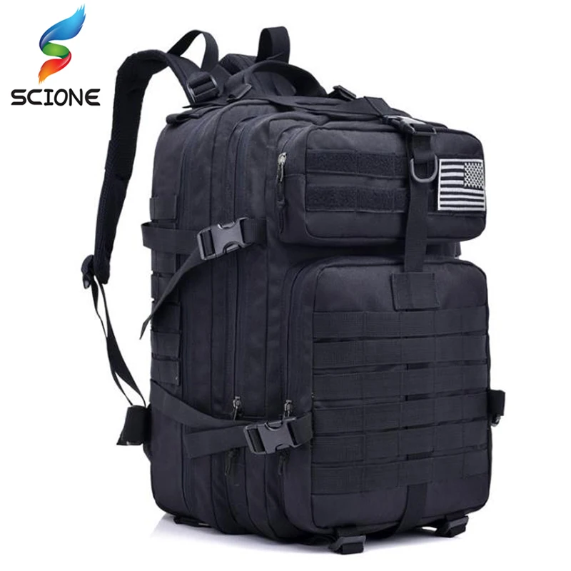 

Военный Тактический штурмовой рюкзак 34 л, армейский водонепроницаемый рюкзак с модулем Molle, маленький рюкзак для активного отдыха, походов, ...
